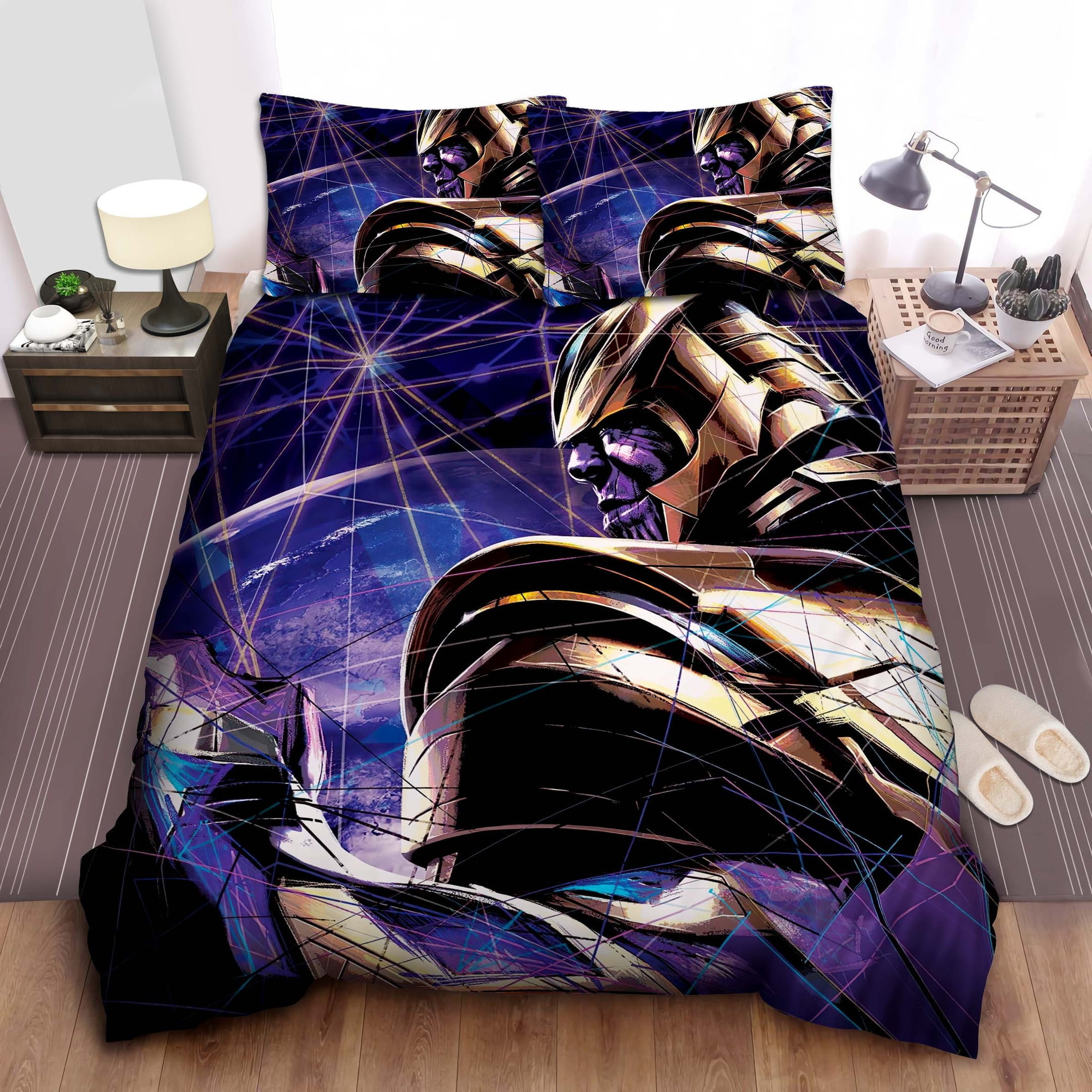 Thanos Endgame Bedding Sets Duvet Cover Flatsheet Pillowcases Perfect Gift For Fans