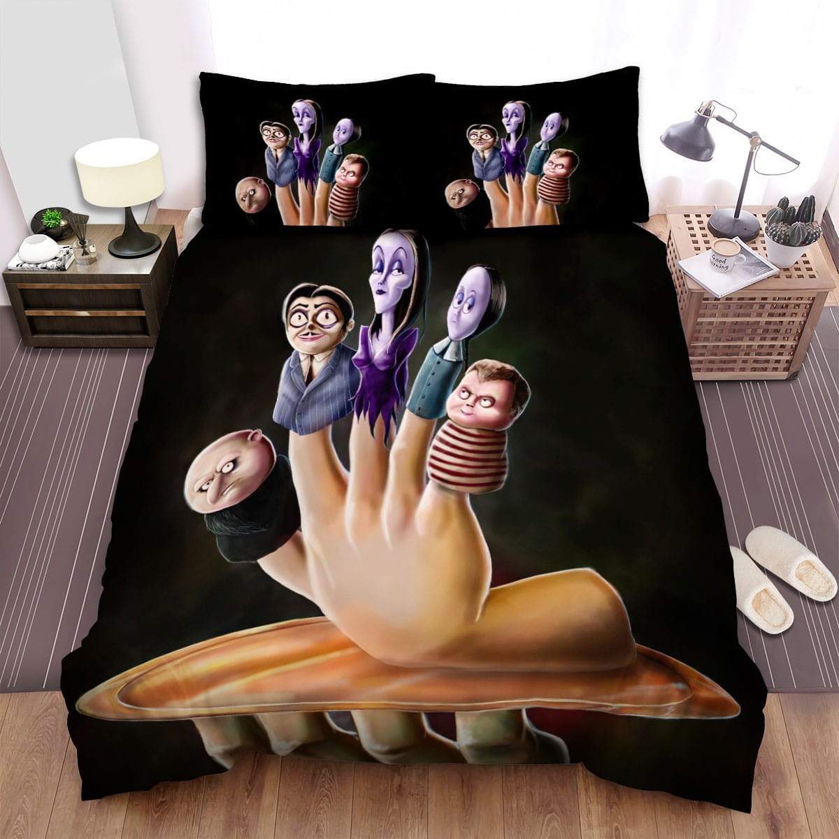 The Addams Family Hands Bedding Sets Duvet Cover Flatsheet Pillowcase