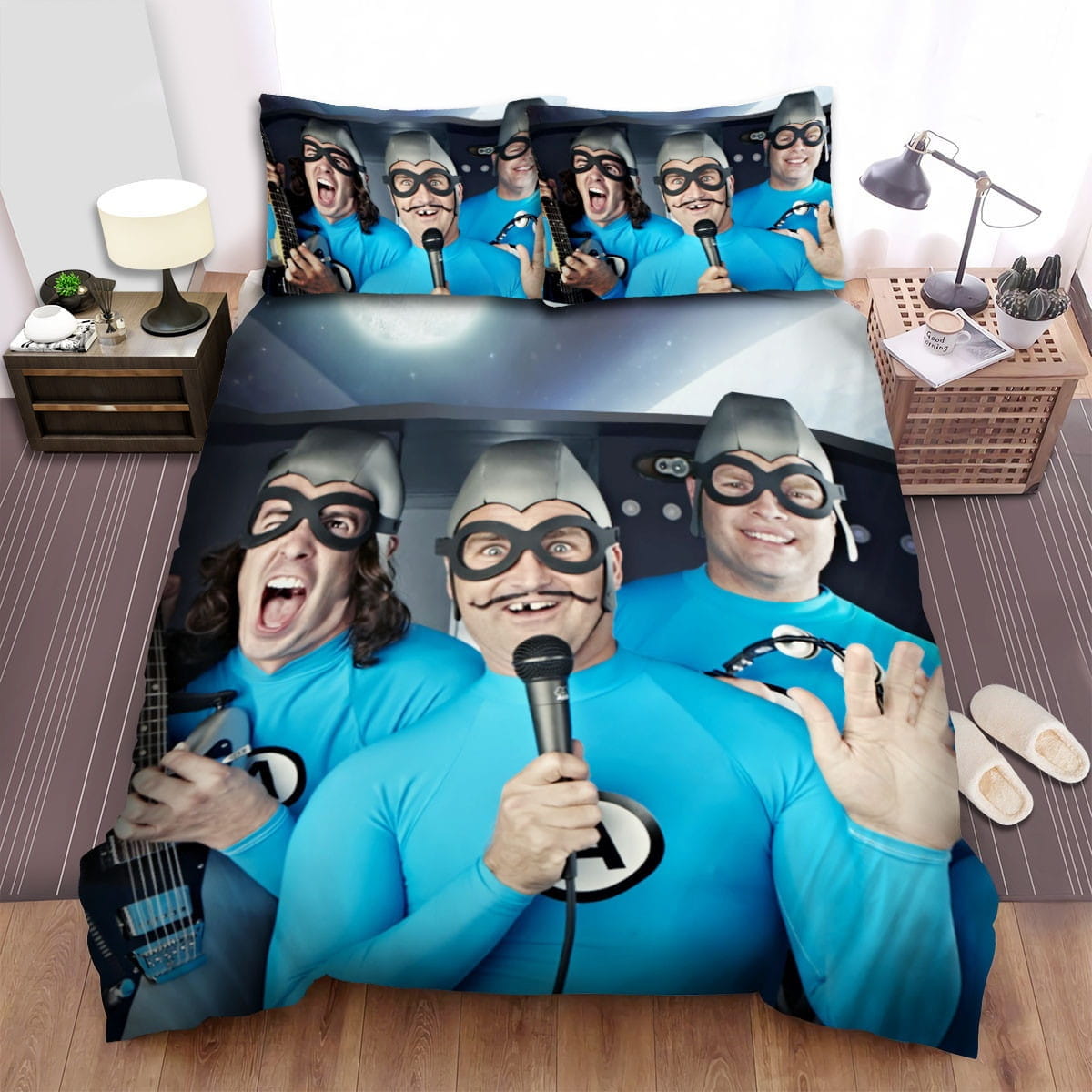 The Aquabats Funny Photo Bedding Sets Duvet Cover Flatsheet Gift For Christmas Thanksgiving Halloween