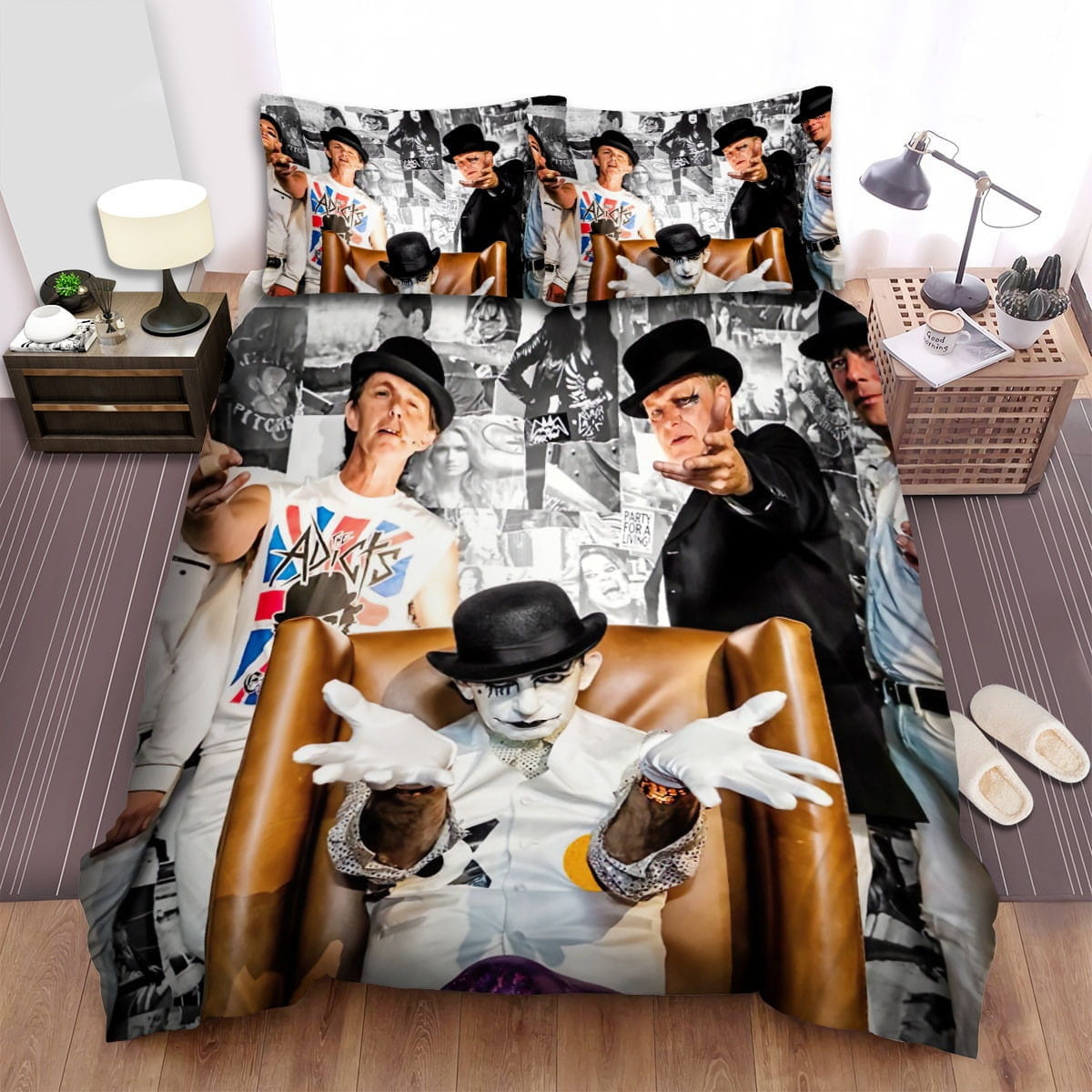 The Adicts Band Posing Bedding Sets Duvet Cover Flatsheet Pillowcases For Every Bedroom
