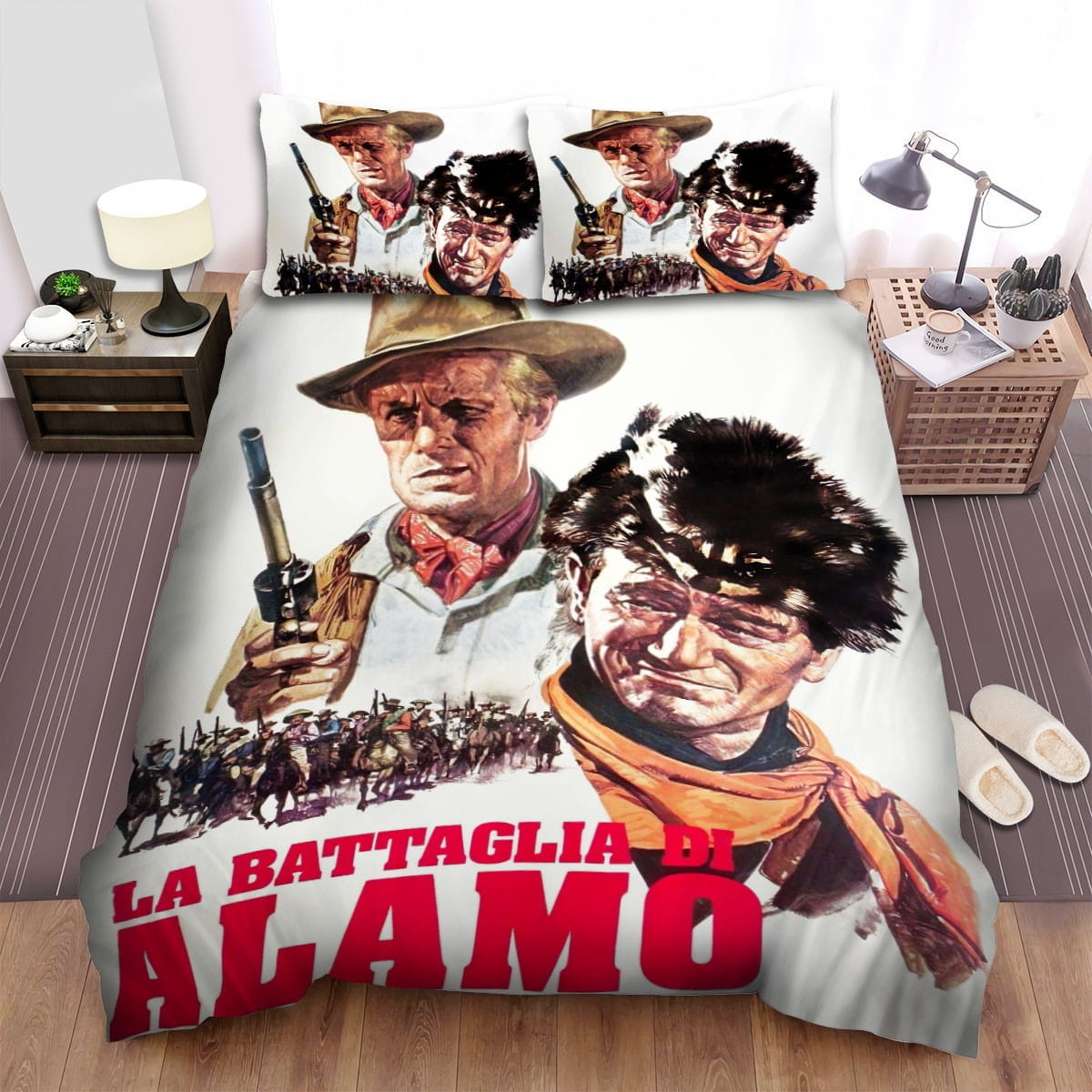 The Alamo Movie Poster 4 Bedding Set Duvet Cover Gift For Christmas Birthday Thanksgiving
