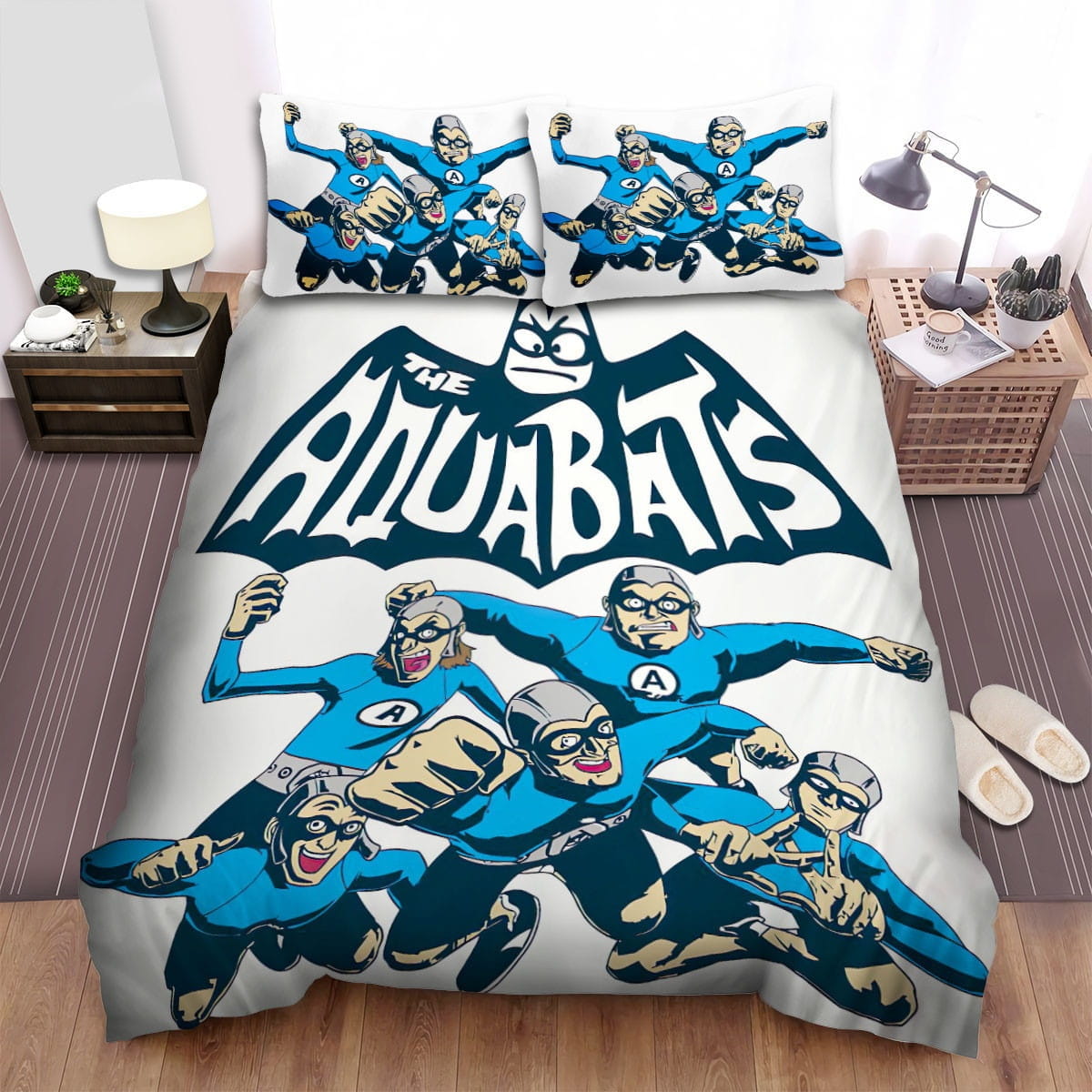 The Aquabats Artwork Bedding Sets Duvet Cover Flatsheet Pillowcases For Every Bedroom