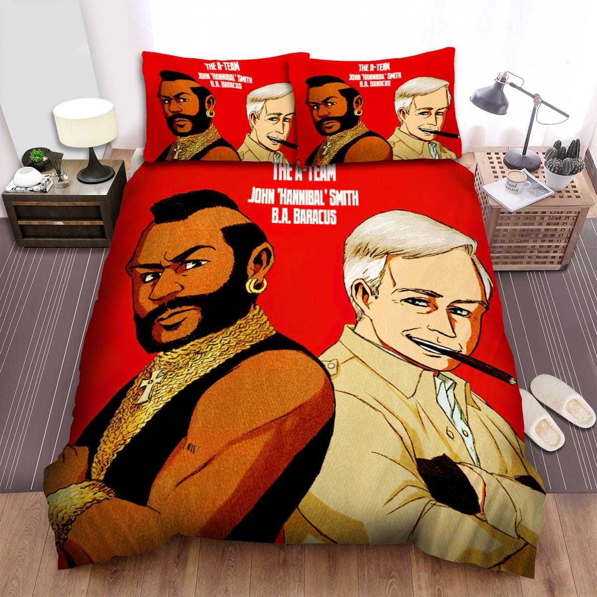 The A-Team Movie Art 2 Bedding Sets Duvet Cover Flatsheet Gift For Wife Husband Besties