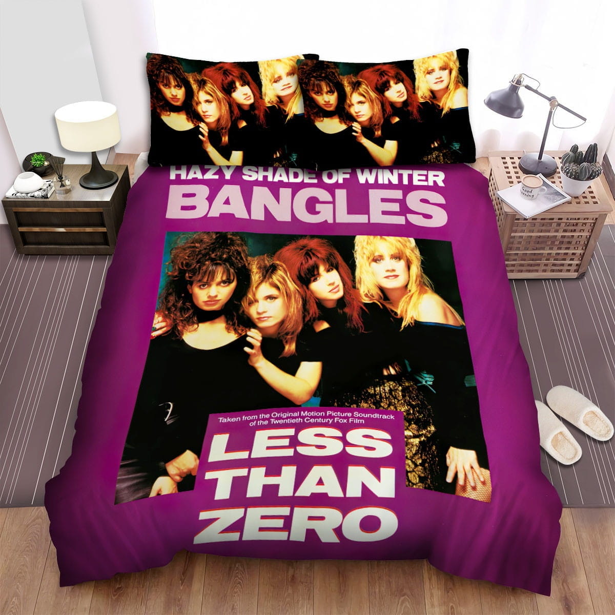 The Bangles Less Than Zero Decorative Bedding Sets with Duvet Cover Flatsheet Pillowcases