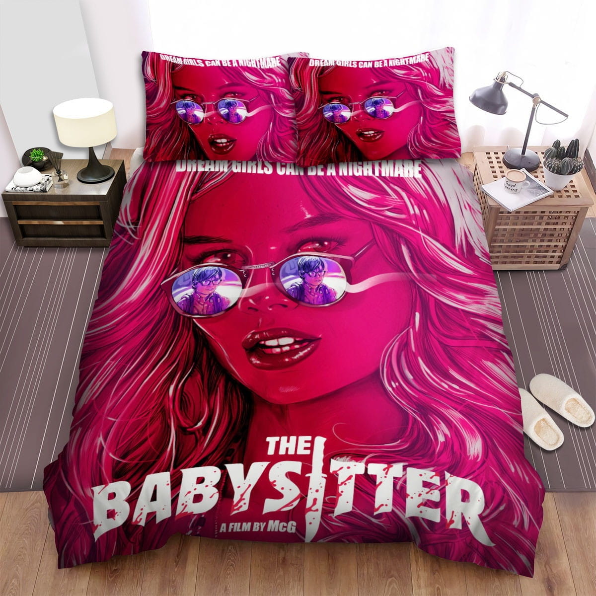 The Babysitter I Poster 3 Decorative Bedding Sets with Duvet Cover Flatsheet Pillowcases