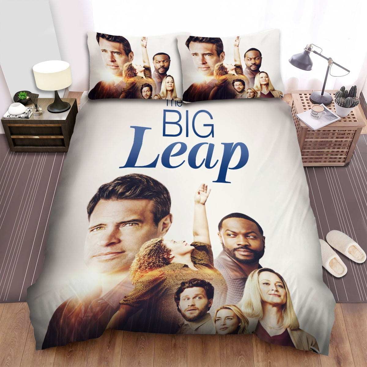 The Big Leap Movie Poster 2 Bedding Set Duvet Cover Gift For Christmas Birthday Thanksgiving