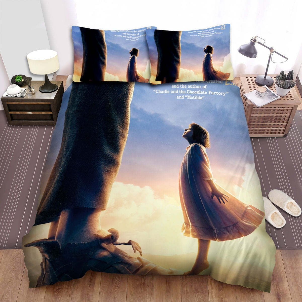 The Bfg Movie Poster 1 Decorative Bedding Sets with Duvet Cover Flatsheet Pillowcases
