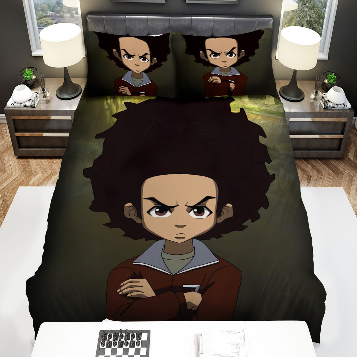 The Boondocks Riley Freeman Bedding Sets Duvet Cover Flatsheet Gift For Christmas Thanksgiving Halloween