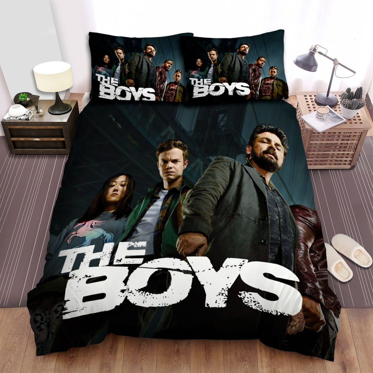 The Boys Team Poster Bedding Sets Duvet Cover Flatsheet Gift For Wife Husband Besties