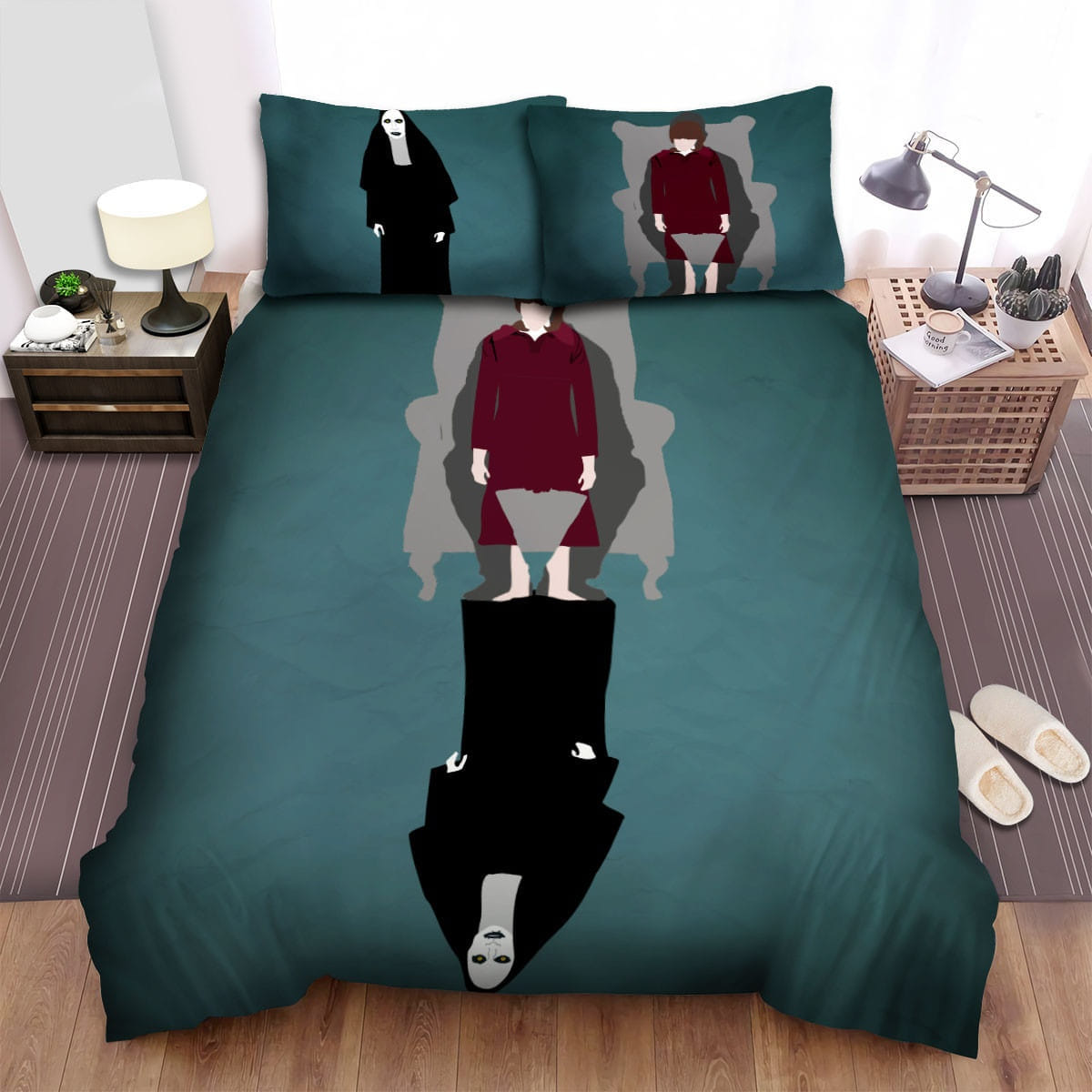 The Conjuring 2 Movie Art Bedding Sets Duvet Cover Flatsheet Gift For Christmas Thanksgiving Halloween