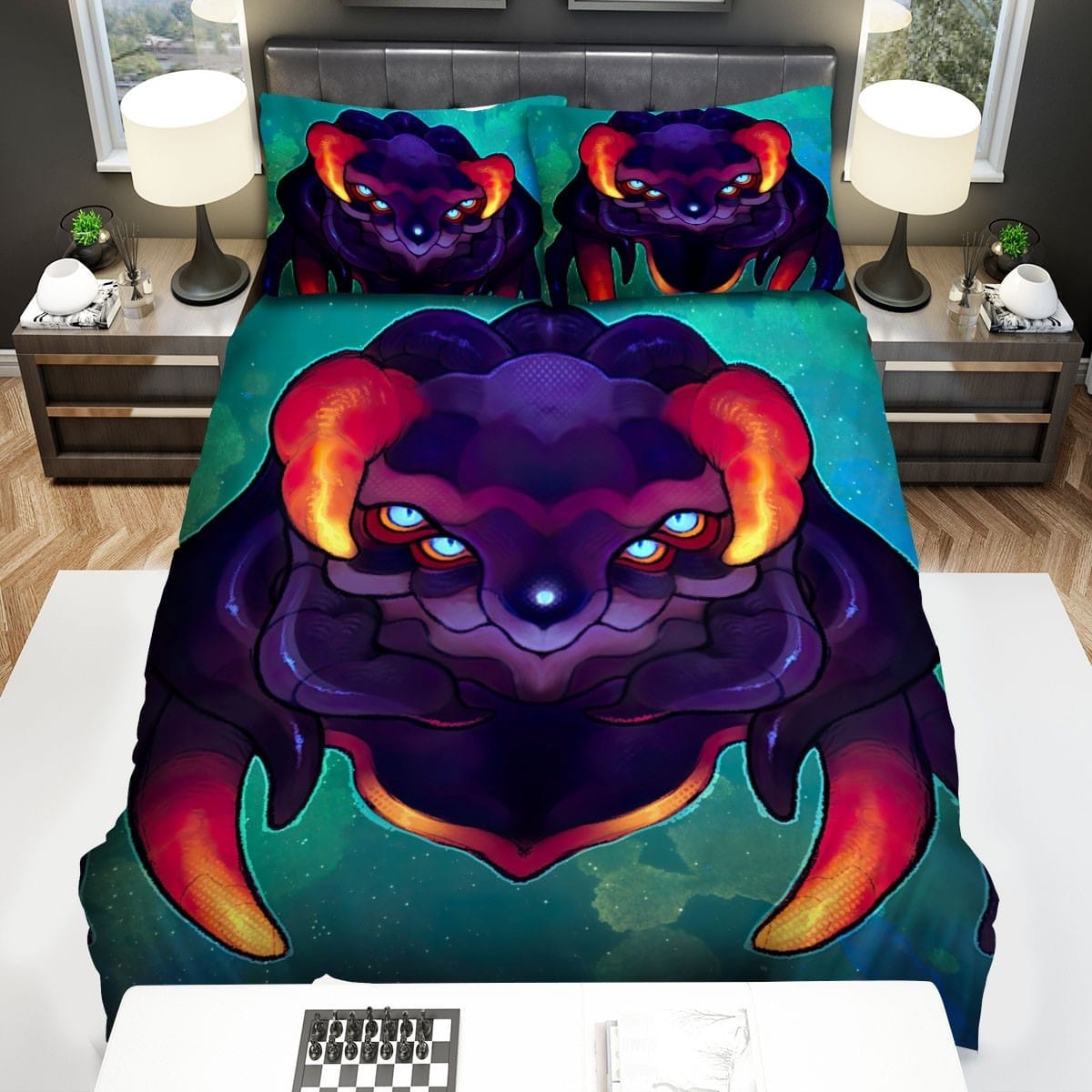 The Centipede Face Bedding Sets Duvet Cover Flatsheet Gift For Wife Husband Besties