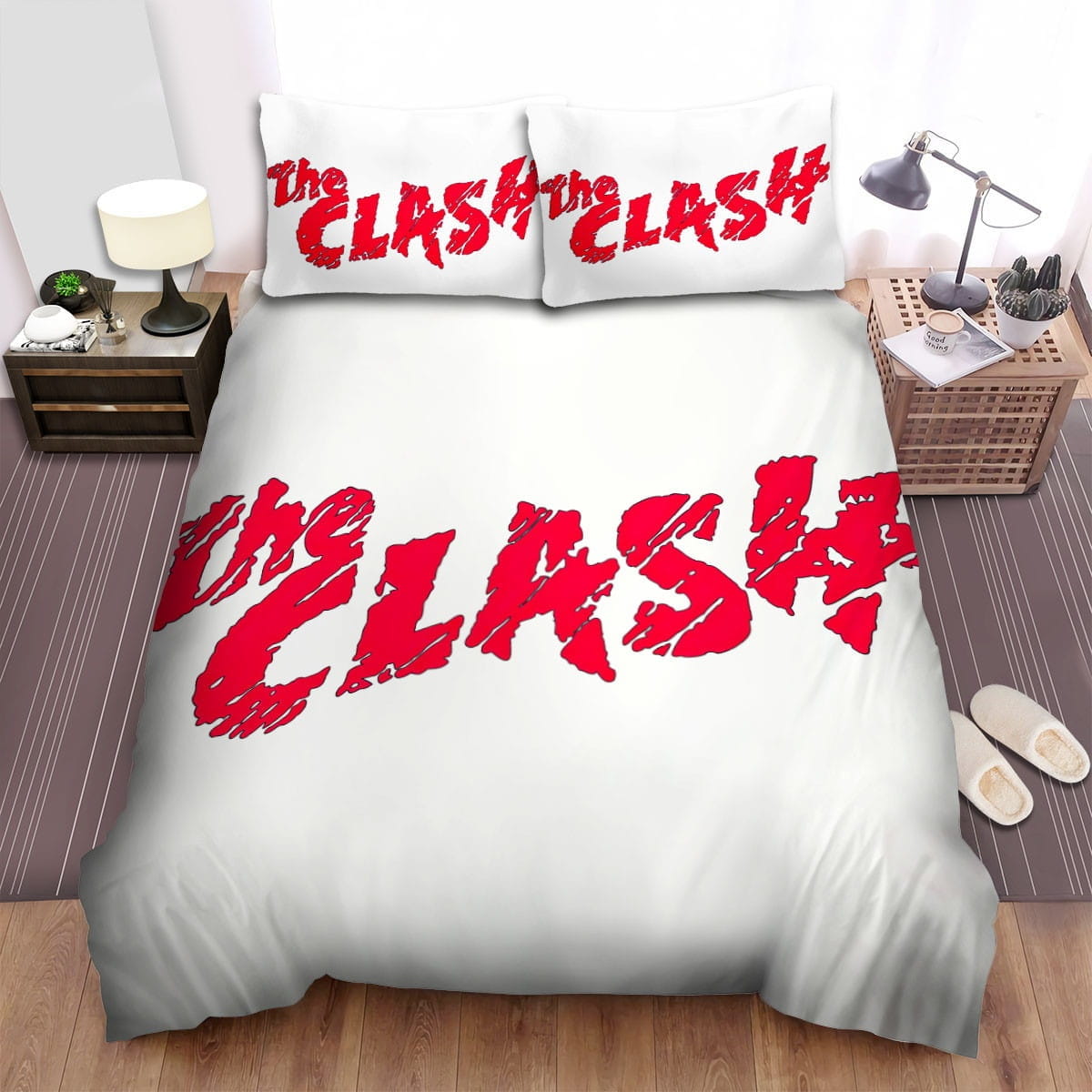 The Clash Logo Bedding Sets Duvet Cover Flatsheet Pillowcase