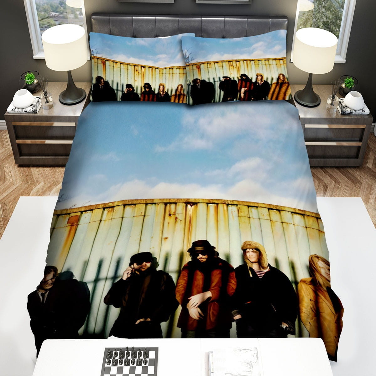 The Coral Band Photo Bedding Set Duvet Cover Gift For Christmas Birthday Thanksgiving