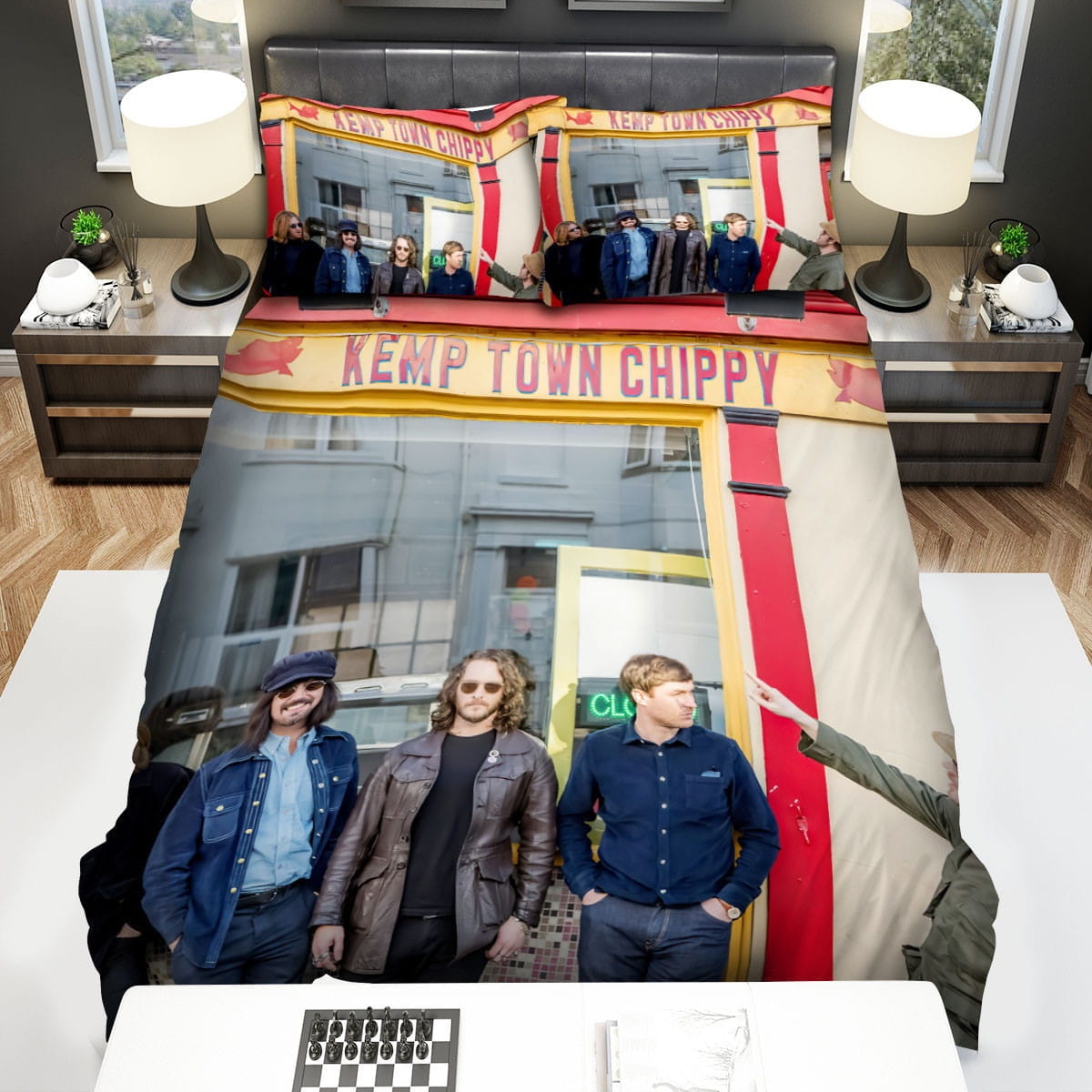 The Coral Band Shot Bedding Sets Duvet Cover Flatsheet Pillowcases Perfect Gift For Fans