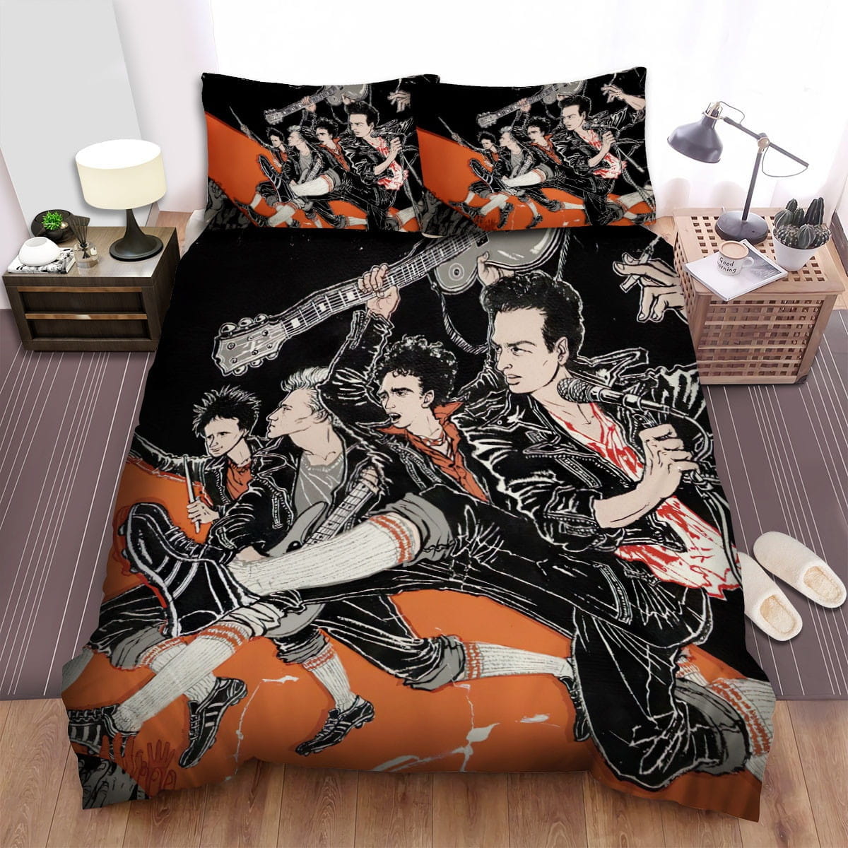 The Clash On Mic Art Bedding Sets Duvet Cover Flatsheet Pillowcases Perfect Gift For Fans