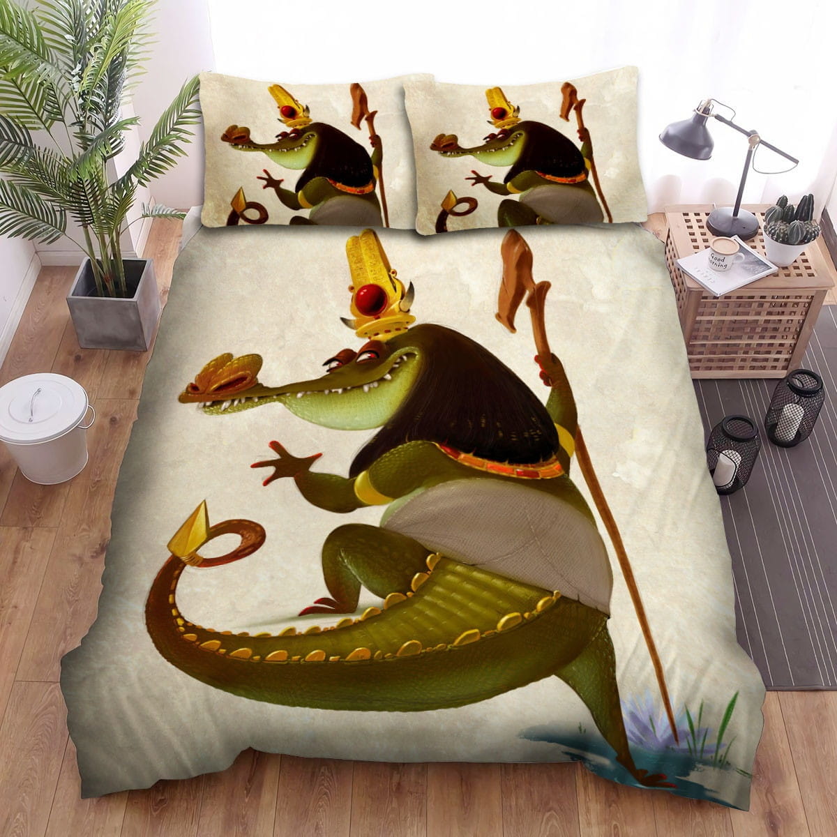 The Crocodile Queen Art Bedding Sets Duvet Cover Flatsheet Pillowcases Perfect Gift For Fans