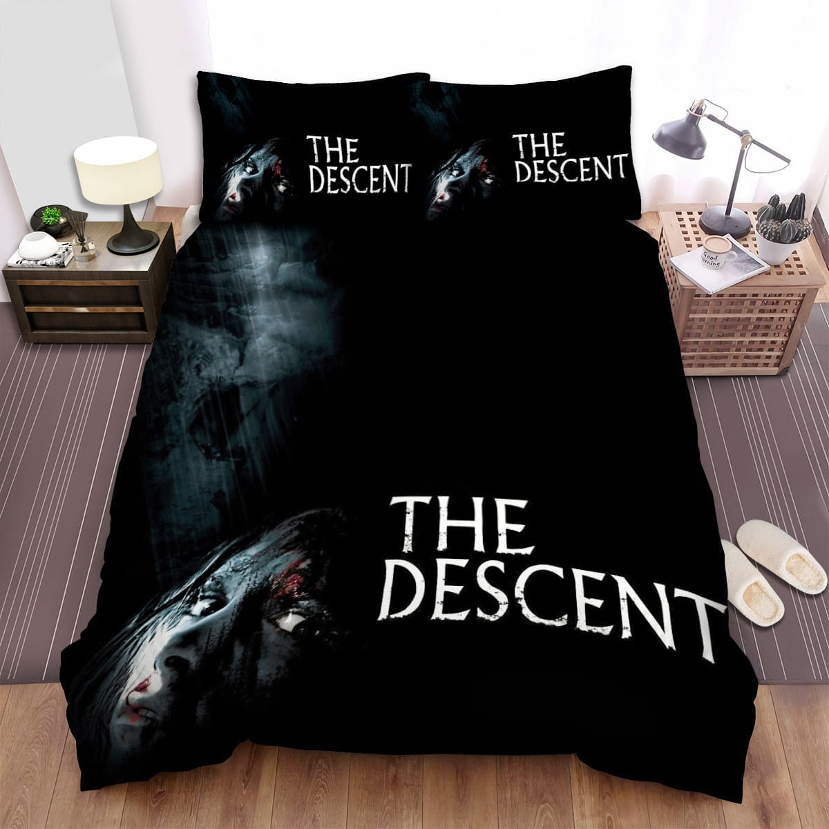 The Descent The Woman Face Bedding Sets Duvet Cover Flatsheet Pillowcases Perfect Gift For Fans