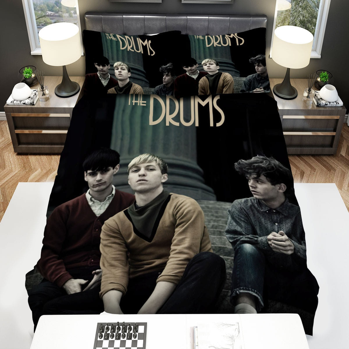 The Drums Band Members Bedding Sets Duvet Cover Flatsheet Gift For Wife Husband Besties