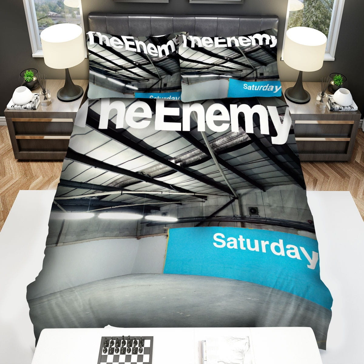 The Enemy Saturday Bedding Set Duvet Cover Gift For Christmas Birthday Thanksgiving