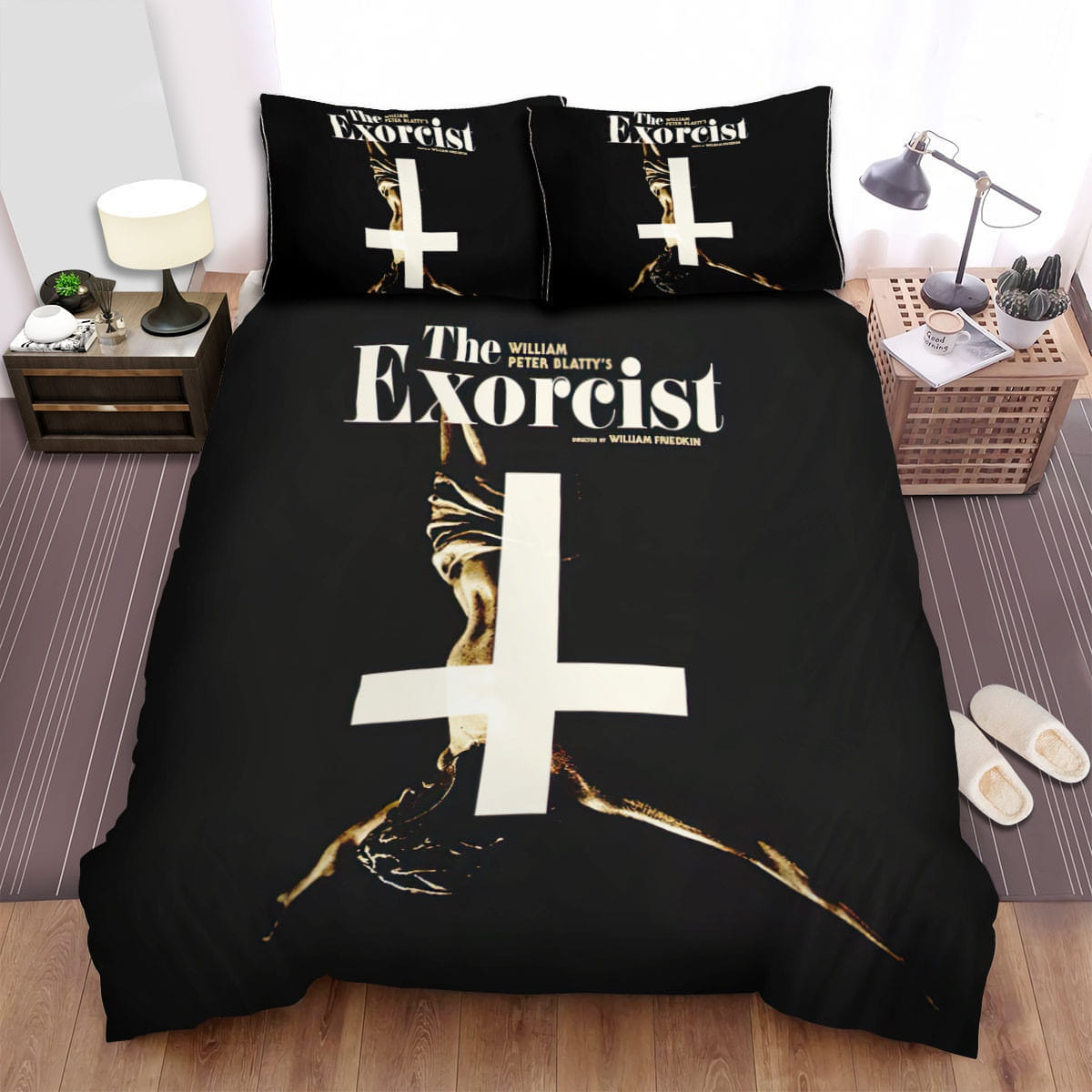 The Exorcist 1973 Plus Bedding Sets Duvet Cover Flatsheet Gift For Wife Husband Besties