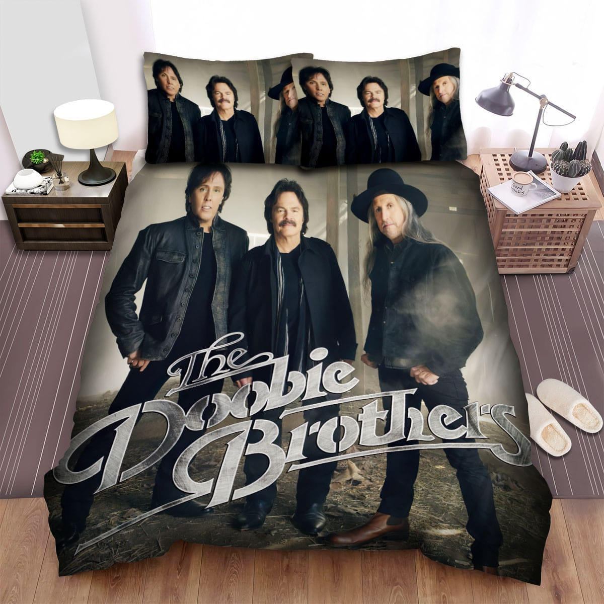 The Doobie Brothers Band Bedding Sets Duvet Cover Flatsheet Gift For Christmas Thanksgiving Halloween