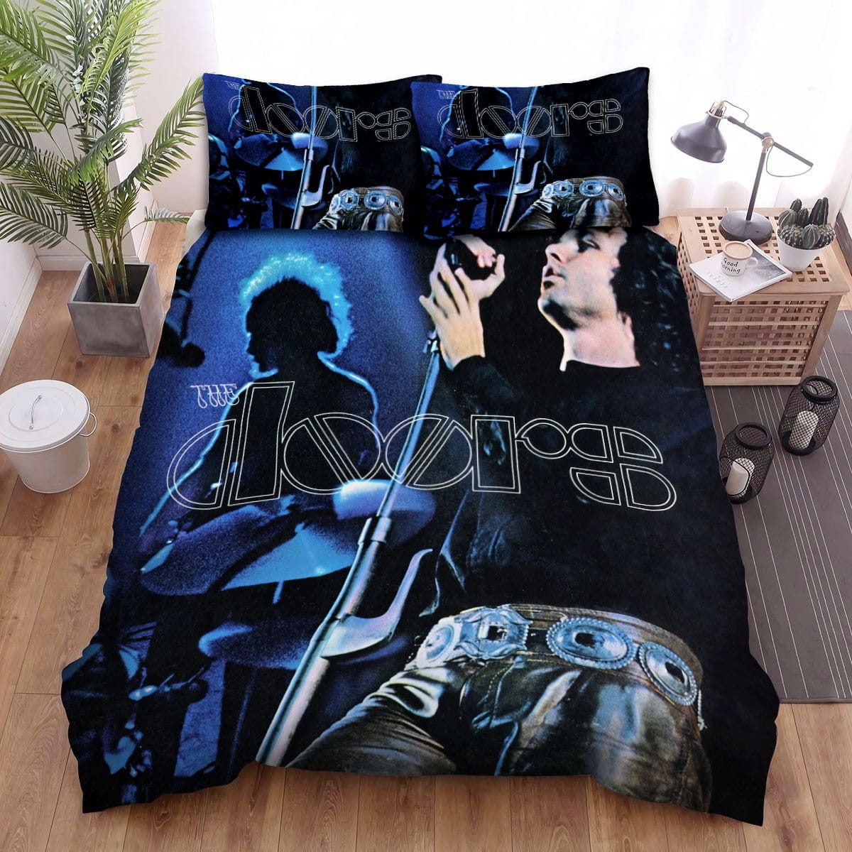 The Doors Live On Stage Bedding Sets Duvet Cover Flatsheet Gift For Wife Husband Besties