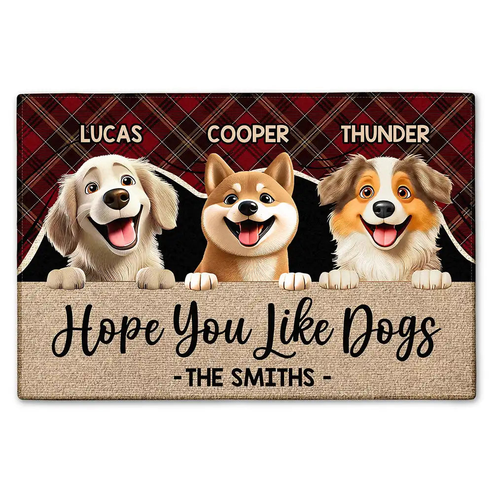 Hope You Like Dogs Doormat