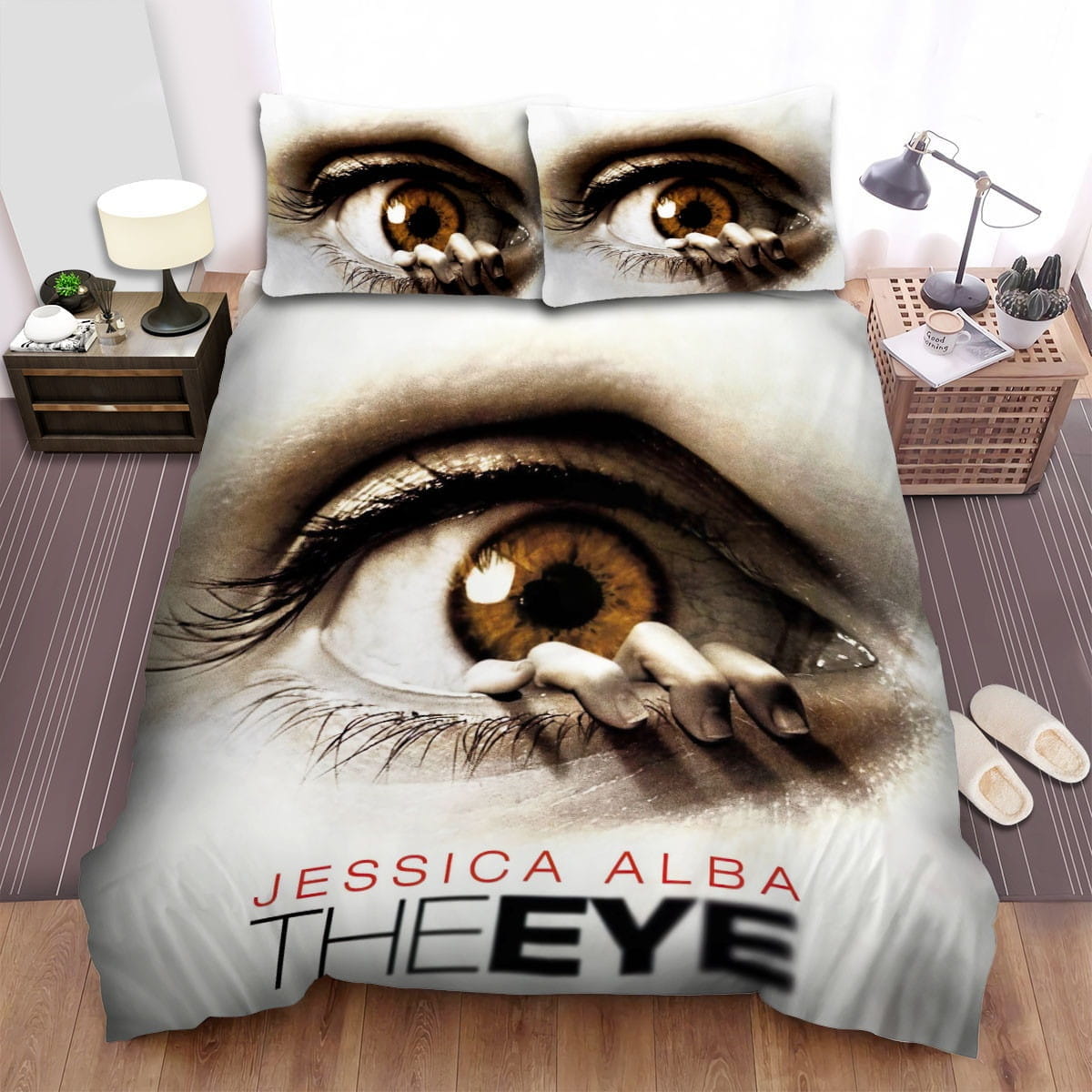 The Eye Movie Poster 1 Bedding Sets Duvet Cover Flatsheet Pillowcases Perfect Gift For Fans
