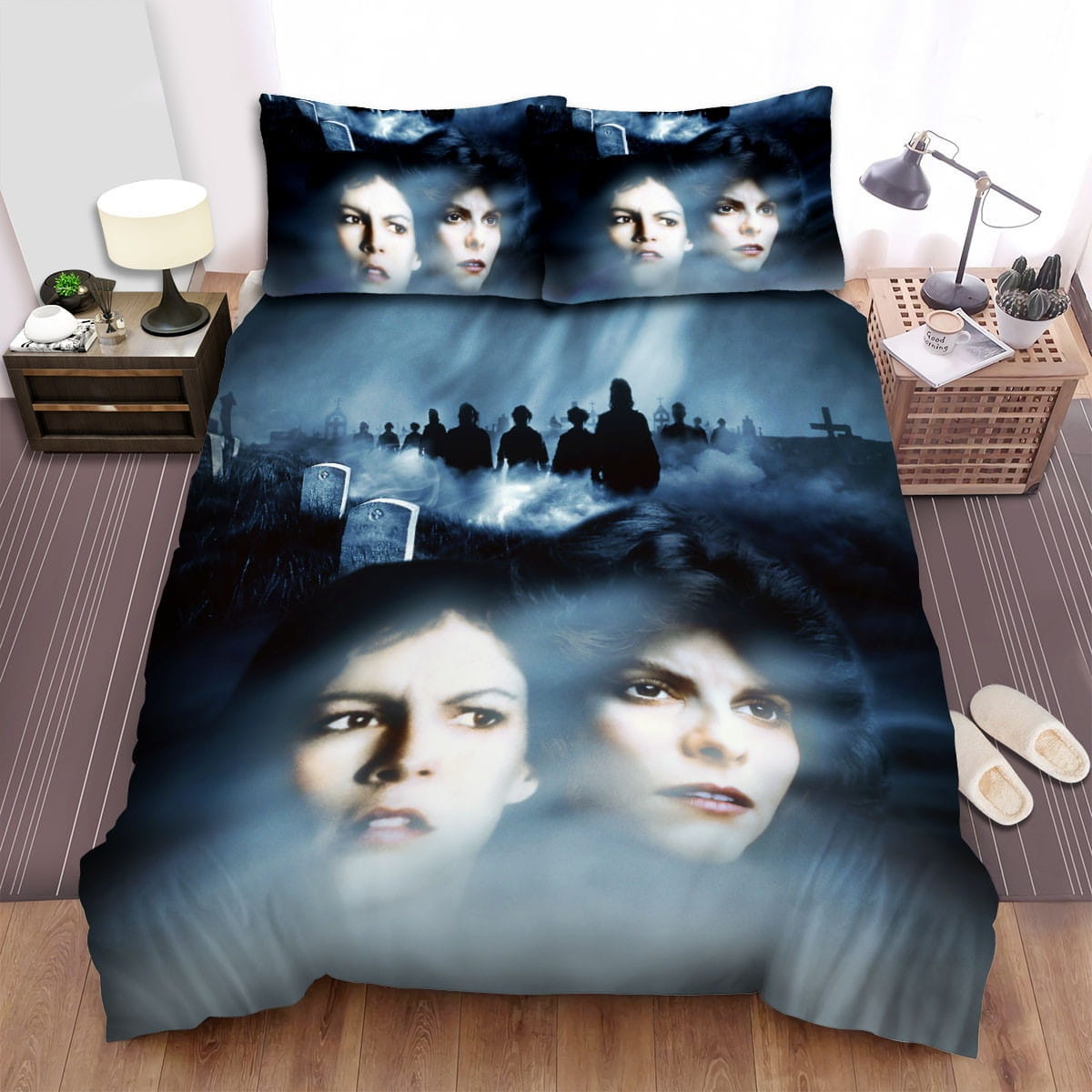 The Fog Cemetery Bedding Sets Duvet Cover Flatsheet Pillowcases Perfect Gift For Fans