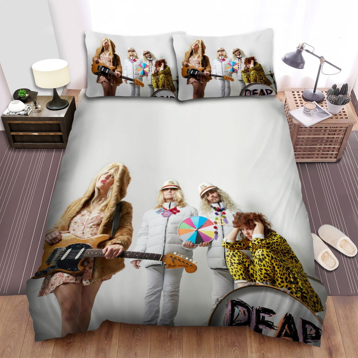 The Flaming Lips Band Bedding Sets Duvet Cover Flatsheet Pillowcases Perfect Gift For Fans