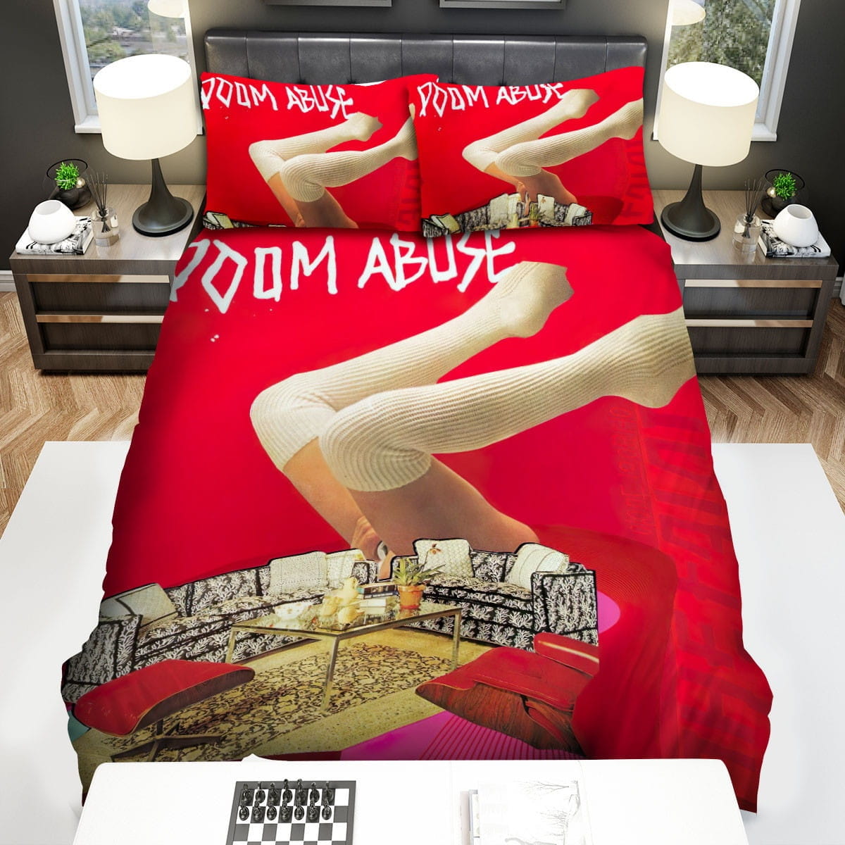 The Faint Doom Abuse Decorative Bedding Sets with Duvet Cover Flatsheet Pillowcases