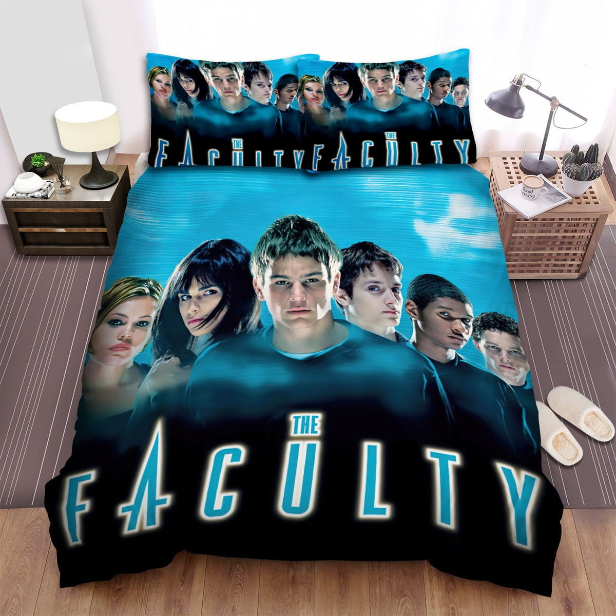 The Faculty Movie Poster 2 Decorative Bedding Sets with Duvet Cover Flatsheet Pillowcases