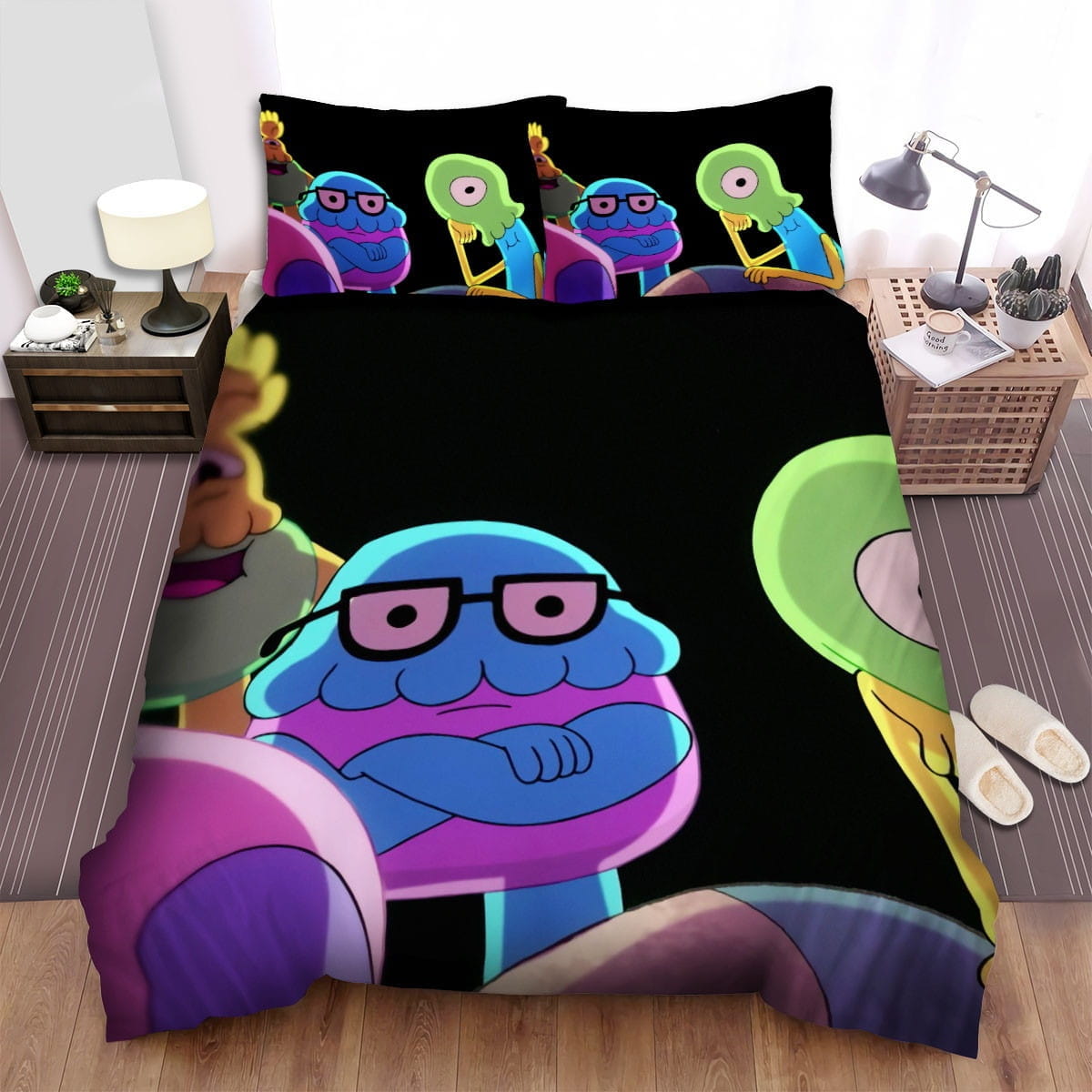 The Fungies! Thinking Fungi Bedding Sets Duvet Cover Flatsheet Pillowcases For Every Bedroom