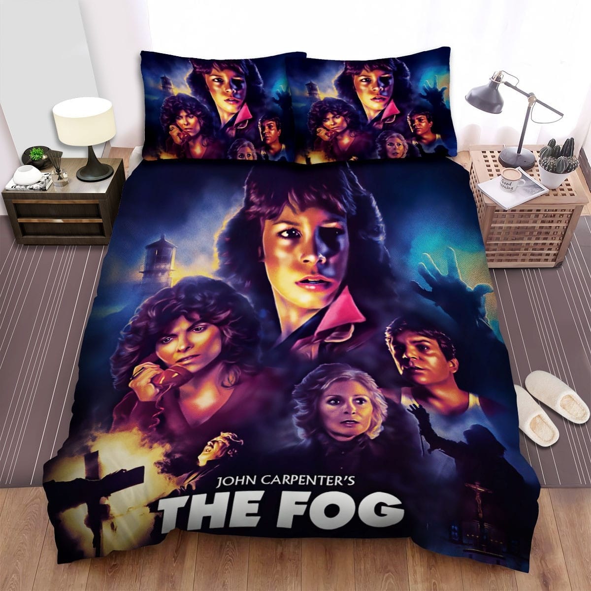 The Fog Movie Poster 2 Bedding Sets Duvet Cover Flatsheet Pillowcase
