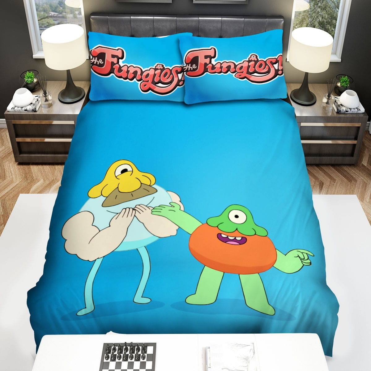 The Fungies! Seth And Pasca Decorative Bedding Sets with Duvet Cover Flatsheet Pillowcases