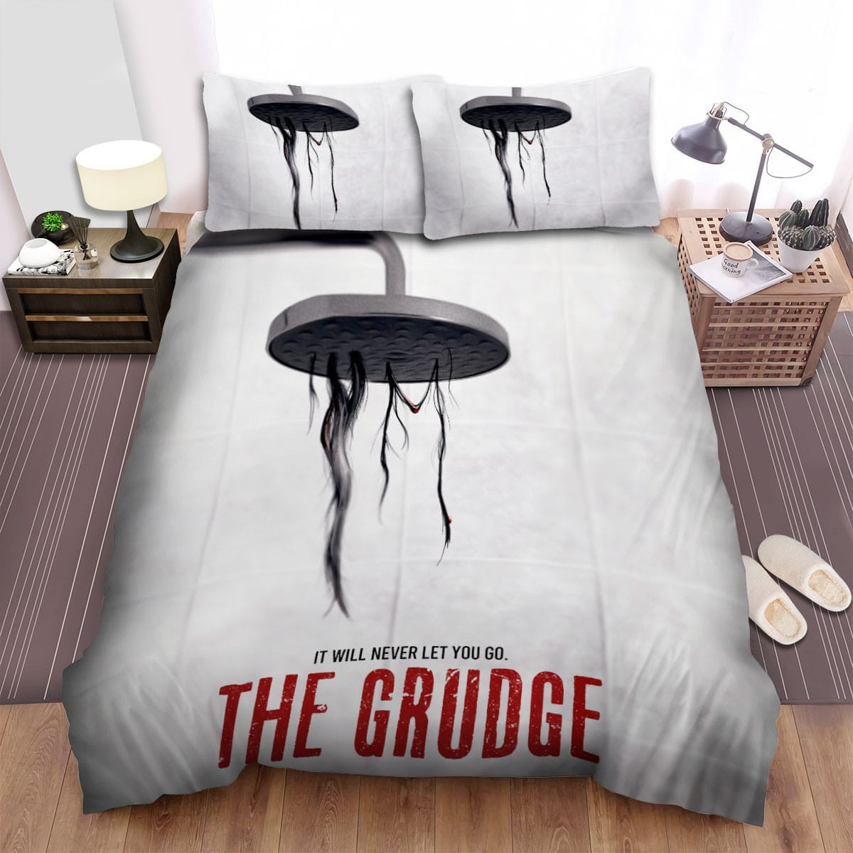 The Grudge 2020 Poster 3 Bedding Sets Duvet Cover Flatsheet Gift For Christmas Thanksgiving Halloween