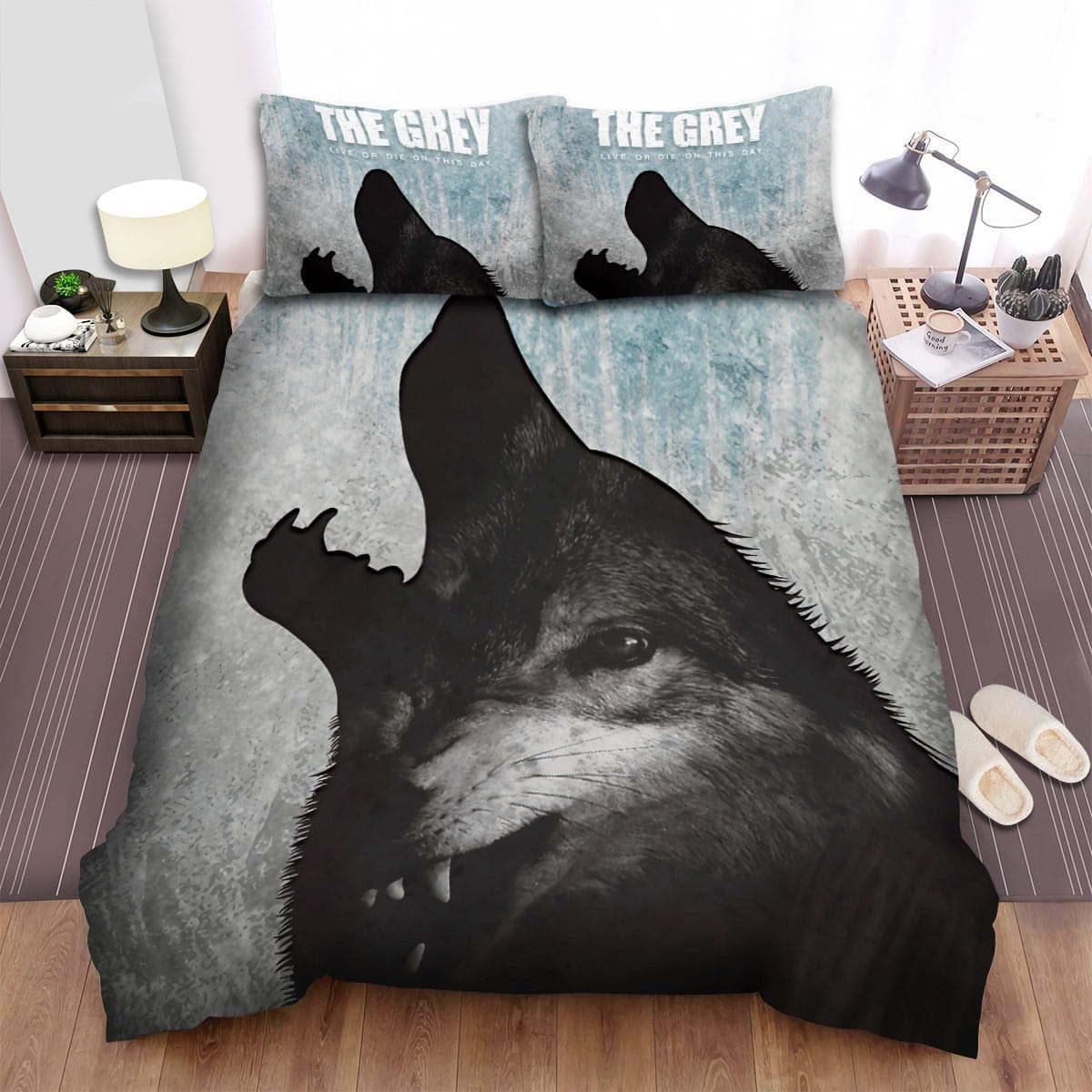 The Grey Movie Poster 3 Bedding Sets Duvet Cover Flatsheet Gift For Wife Husband Besties