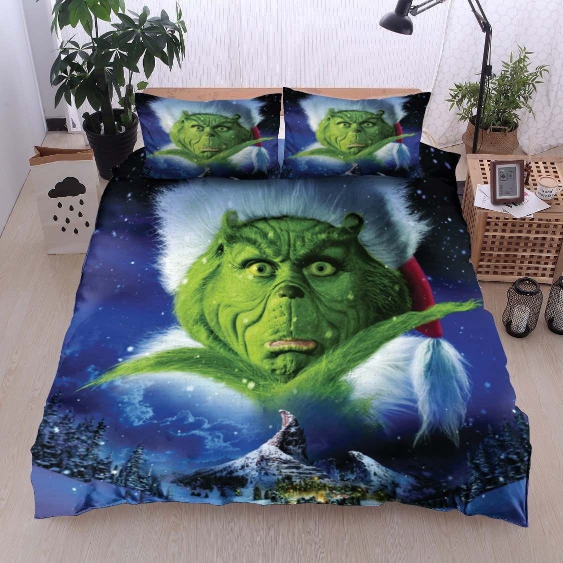 The Grinch Bedding Sets Duvet Cover Flatsheet Pillowcase