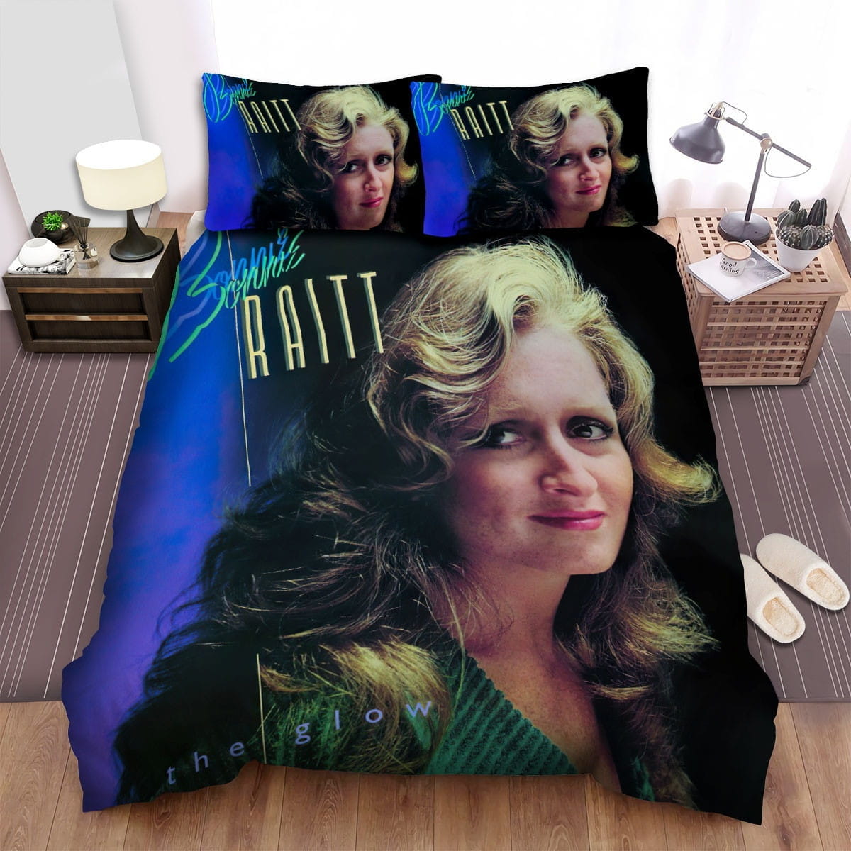 The Glow Bonnie Raitt Bedding Sets Duvet Cover Flatsheet Gift For Wife Husband Besties