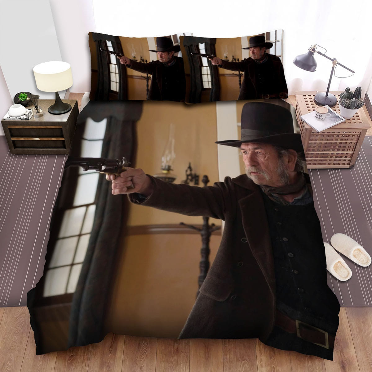 The Homesman Gun Bedding Sets Duvet Cover Flatsheet Gift For Christmas Thanksgiving Halloween