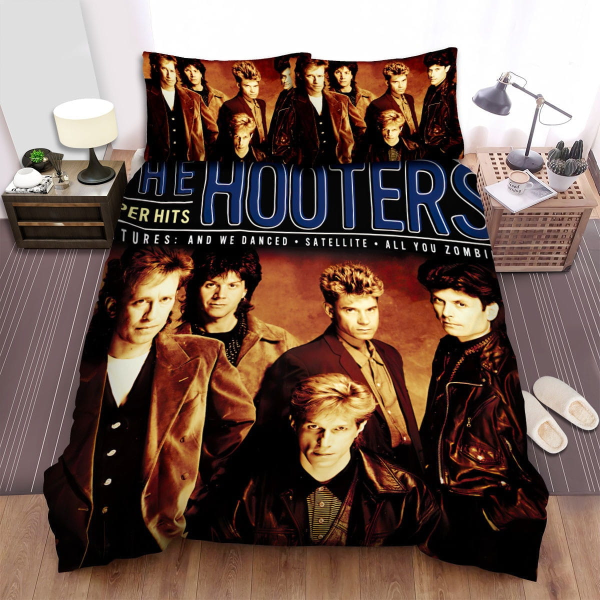 The Hooters Super Hits Bedding Sets Duvet Cover Flatsheet Pillowcase
