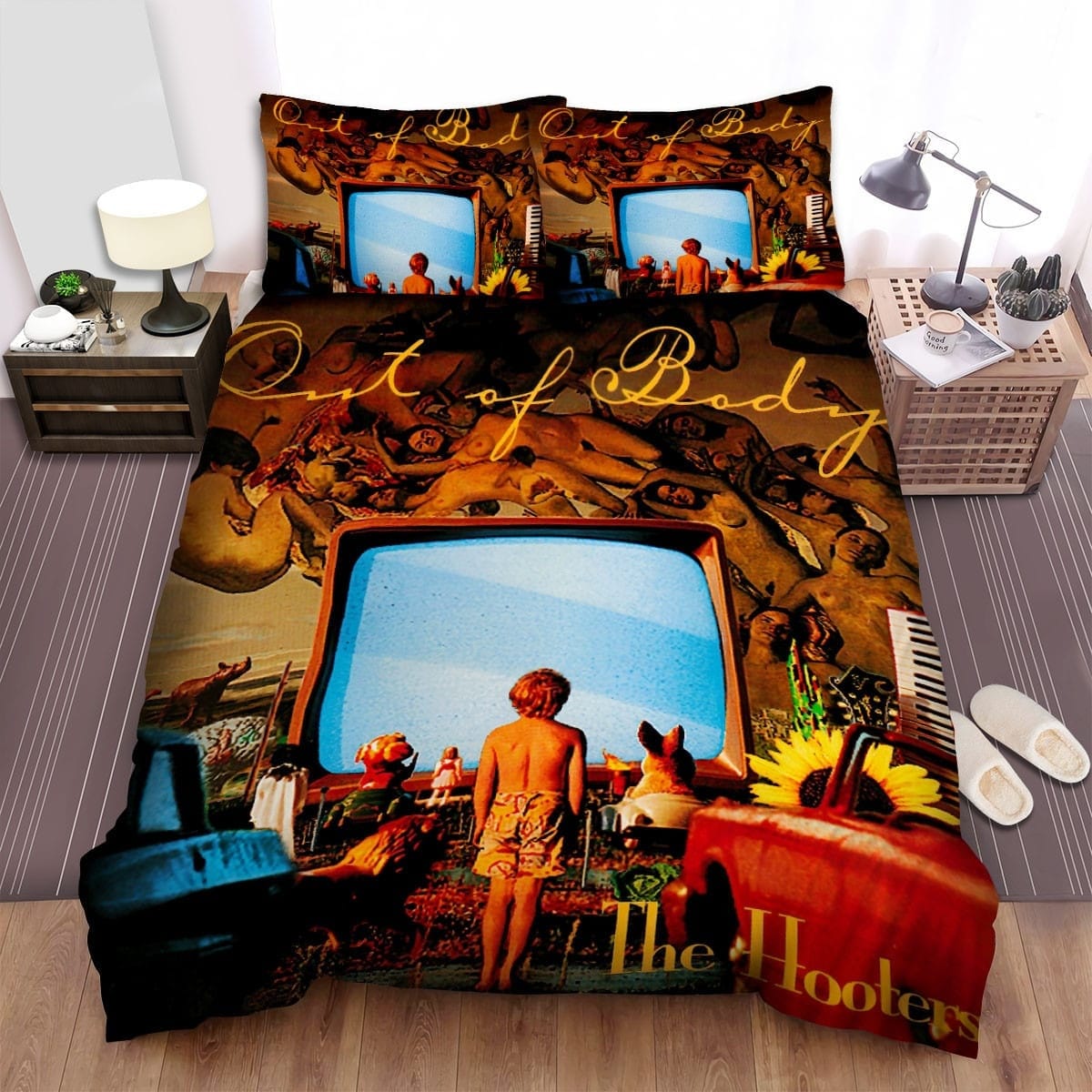 The Hooters Out Of Body Bedding Sets Duvet Cover Flatsheet Pillowcases For Every Bedroom