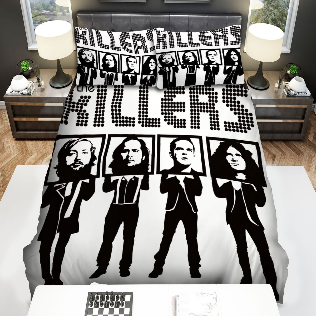 The Killers Funny Art Bedding Sets Duvet Cover Flatsheet Gift For Wife Husband Besties
