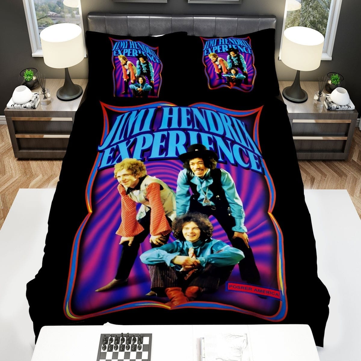 The Jimi Hendrix Experience Bedding Sets Duvet Cover Flatsheet Pillowcase