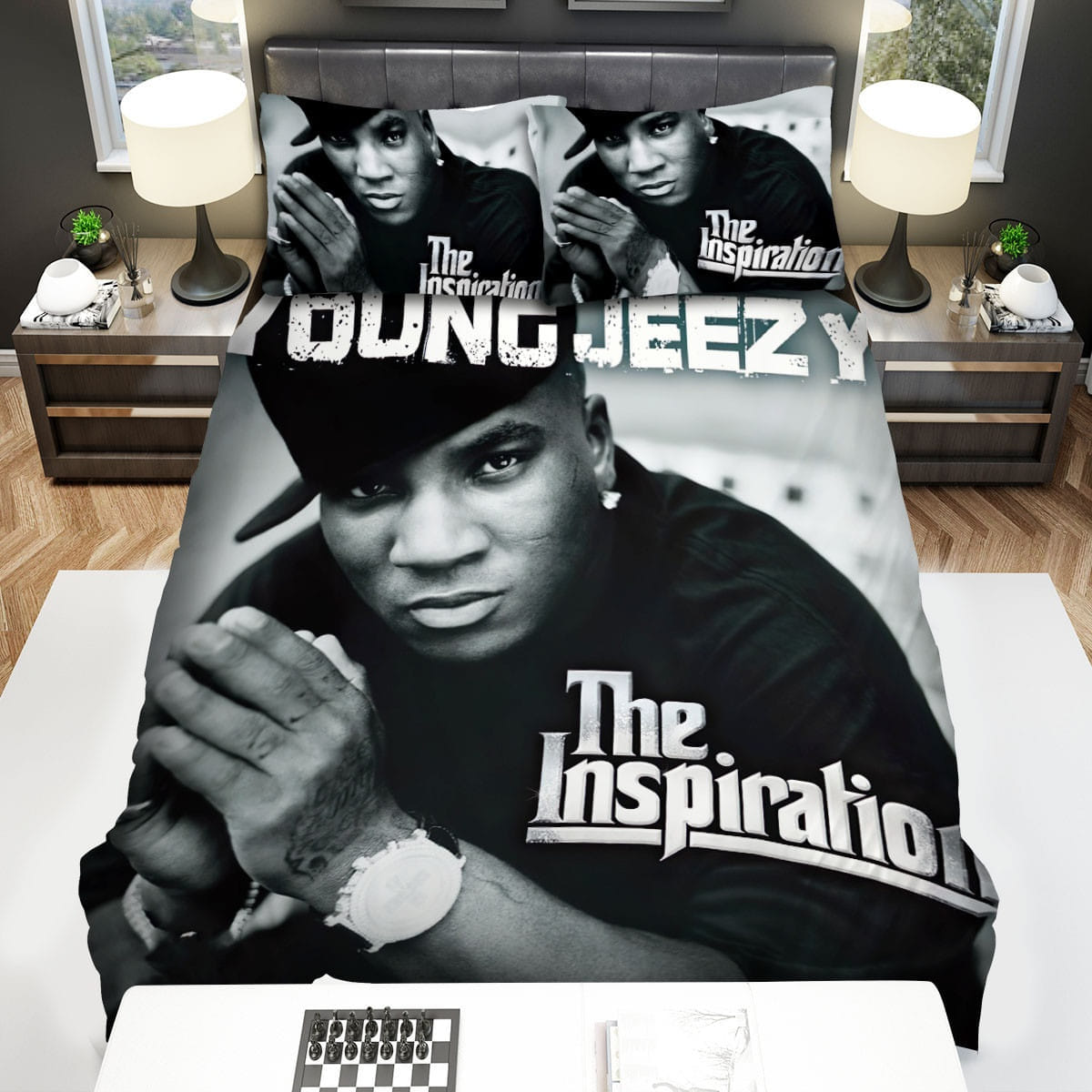 The Inspiration Young Jeezy Bedding Sets Duvet Cover Flatsheet Pillowcases Perfect Gift For Fans