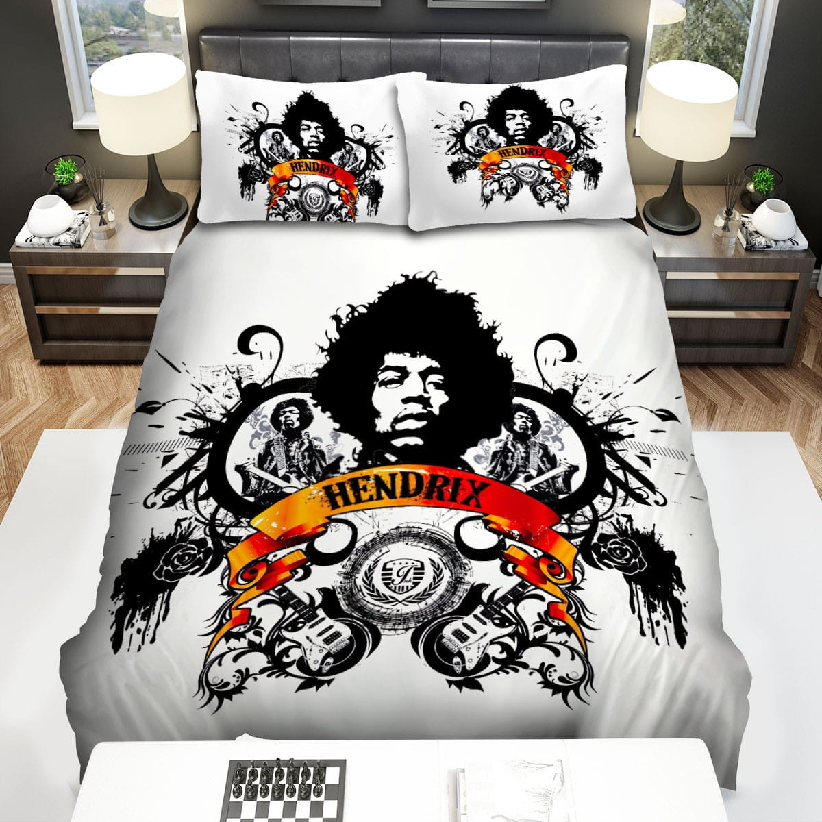 The Jimi Hendrix Experience Bedding Set Duvet Cover Gift For Christmas Birthday Thanksgiving