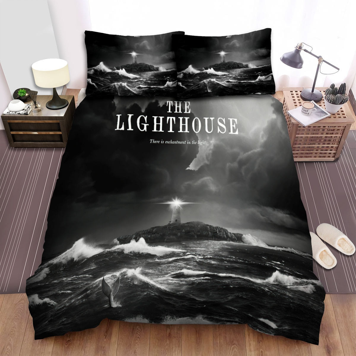 The Lighthouse I Big Wave Bedding Set Duvet Cover Gift For Christmas Birthday Thanksgiving