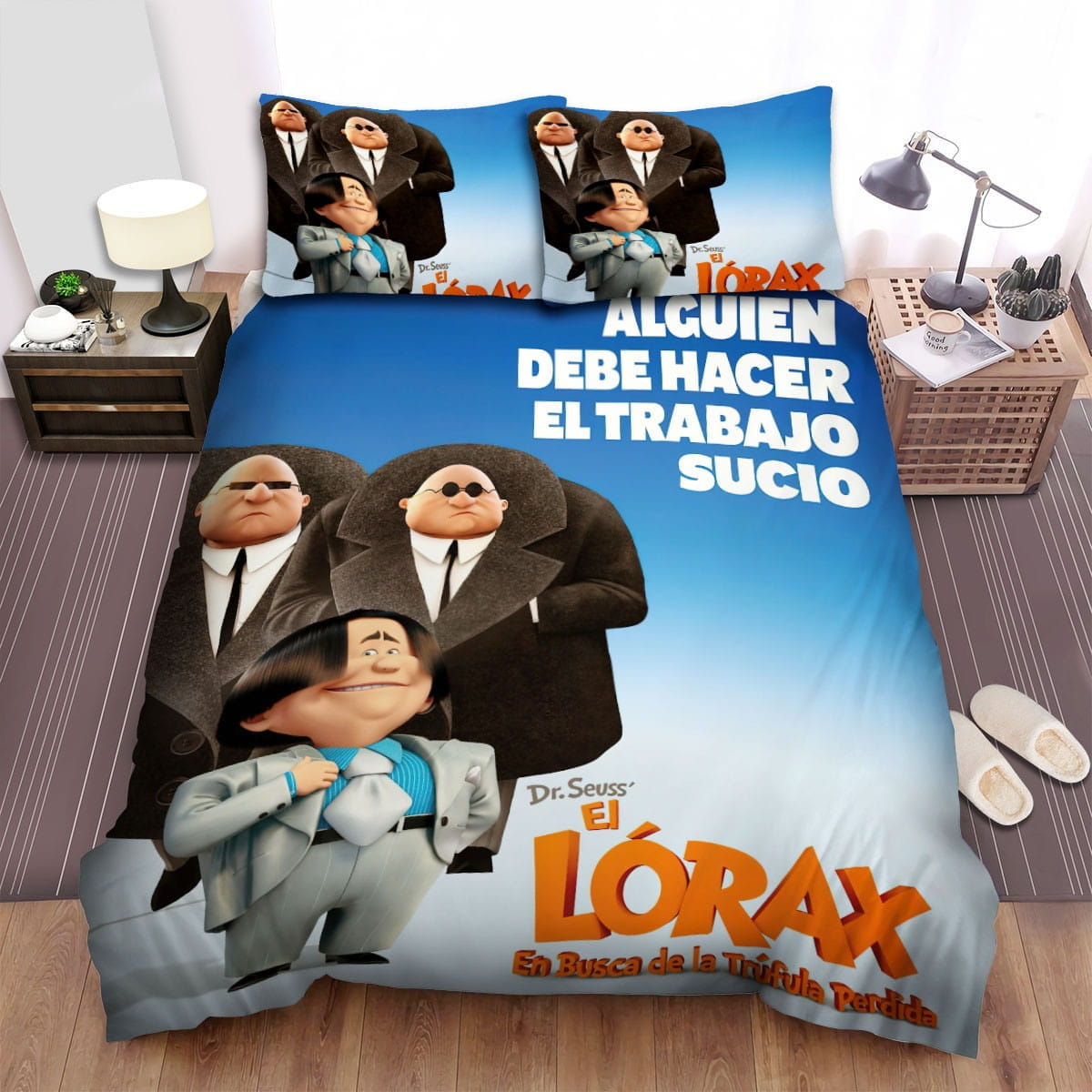 The Lorax Movie Poster 3 Decorative Bedding Sets with Duvet Cover Flatsheet Pillowcases