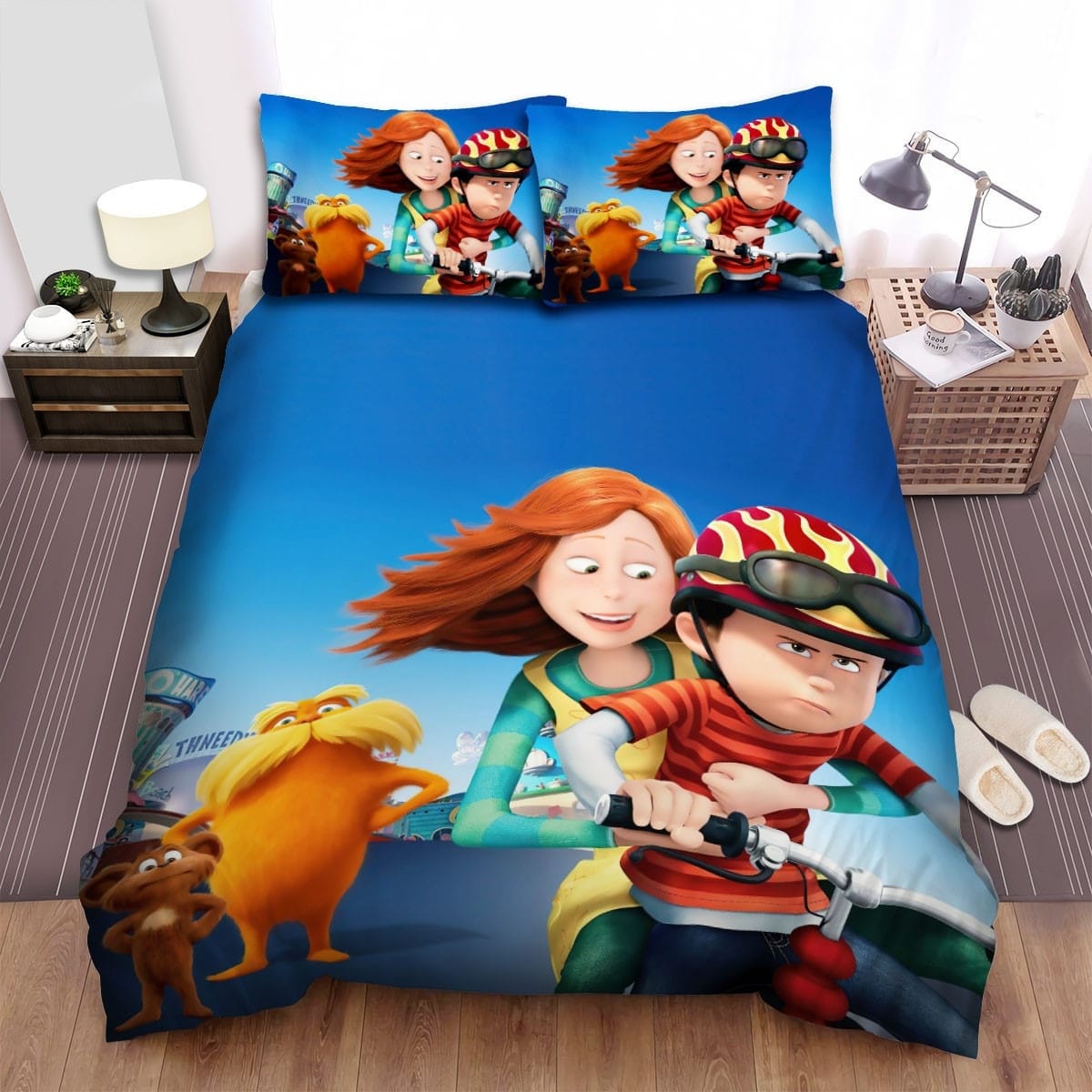 The Lorax Young Couple Bedding Sets Duvet Cover Flatsheet Gift For Wife Husband Besties