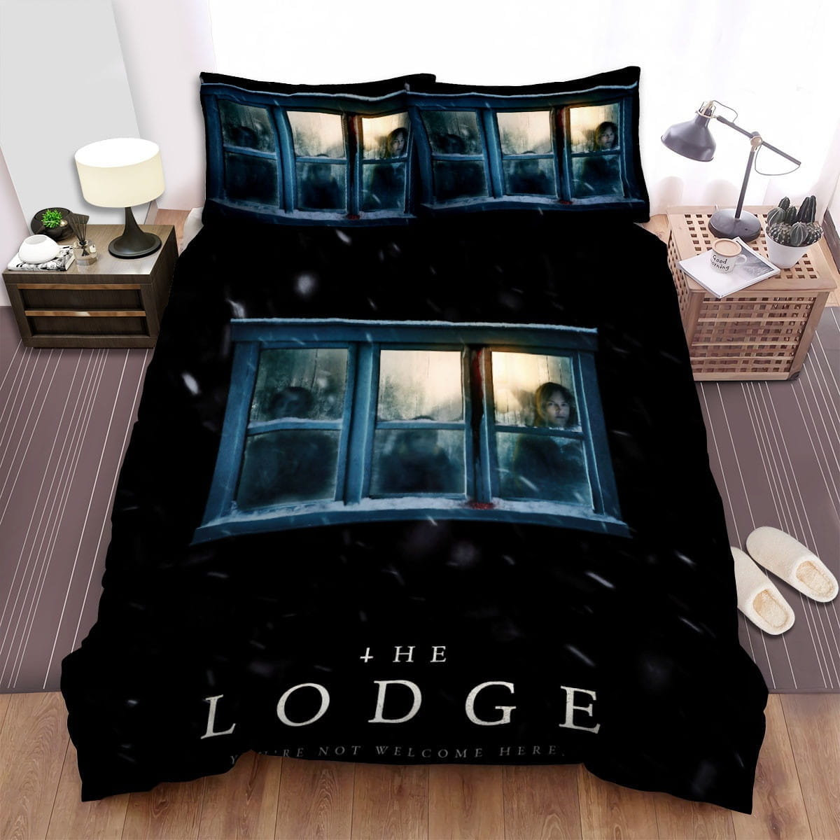 The Lodge Window Bedding Sets Duvet Cover Flatsheet Pillowcase